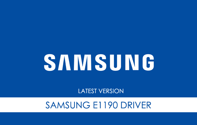 Samsung E1190 USB Driver