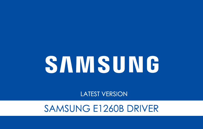 Samsung E1260B USB Driver