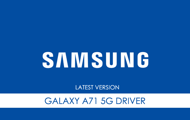 Samsung Galaxy A71 5G USB Driver