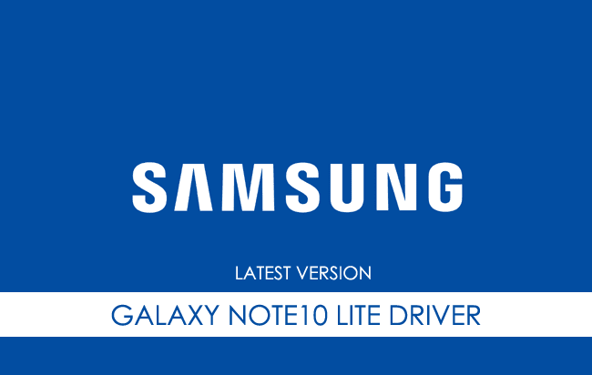 Samsung Galaxy Note 10 Lite USB Driver