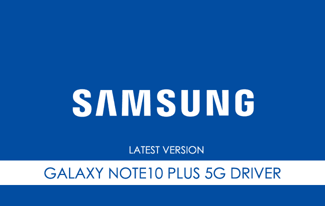 Samsung Galaxy Note 10 Plus 5G USB Driver
