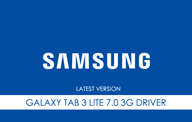 Samsung Galaxy Tab 3 Lite 7.0 3G USB Driver