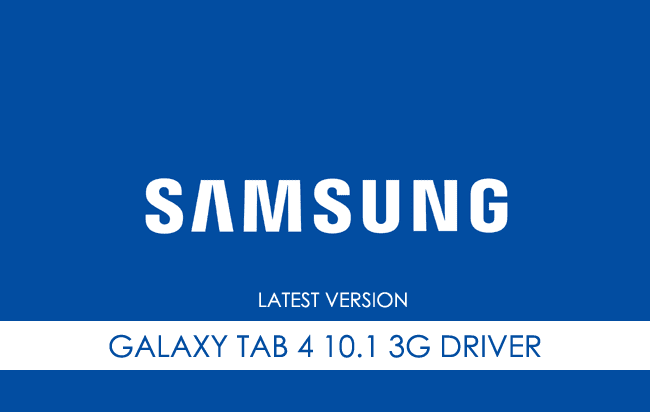 Samsung Galaxy Tab 4 10.1 3G USB Driver
