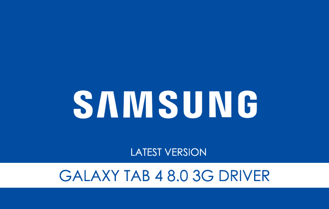 Samsung Galaxy Tab 4 8.0 3G USB Driver