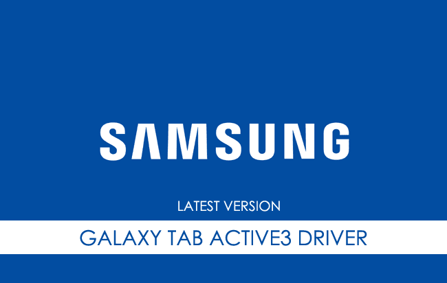 Samsung Galaxy Tab Active 3 USB Driver