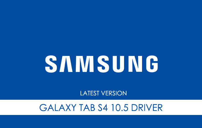 Samsung Galaxy Tab S4 10.5 USB Driver