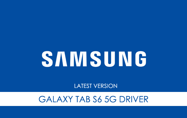 Samsung Galaxy Tab S6 5G USB Driver