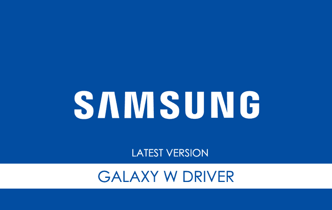 Samsung Galaxy W USB Driver