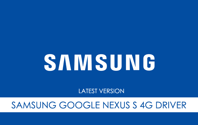 Samsung Google Nexus S 4G USB Driver