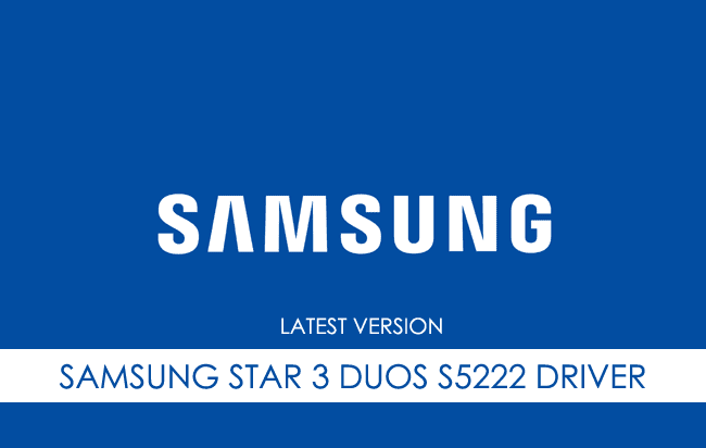 Samsung Star 3 Duos S5222 USB Driver